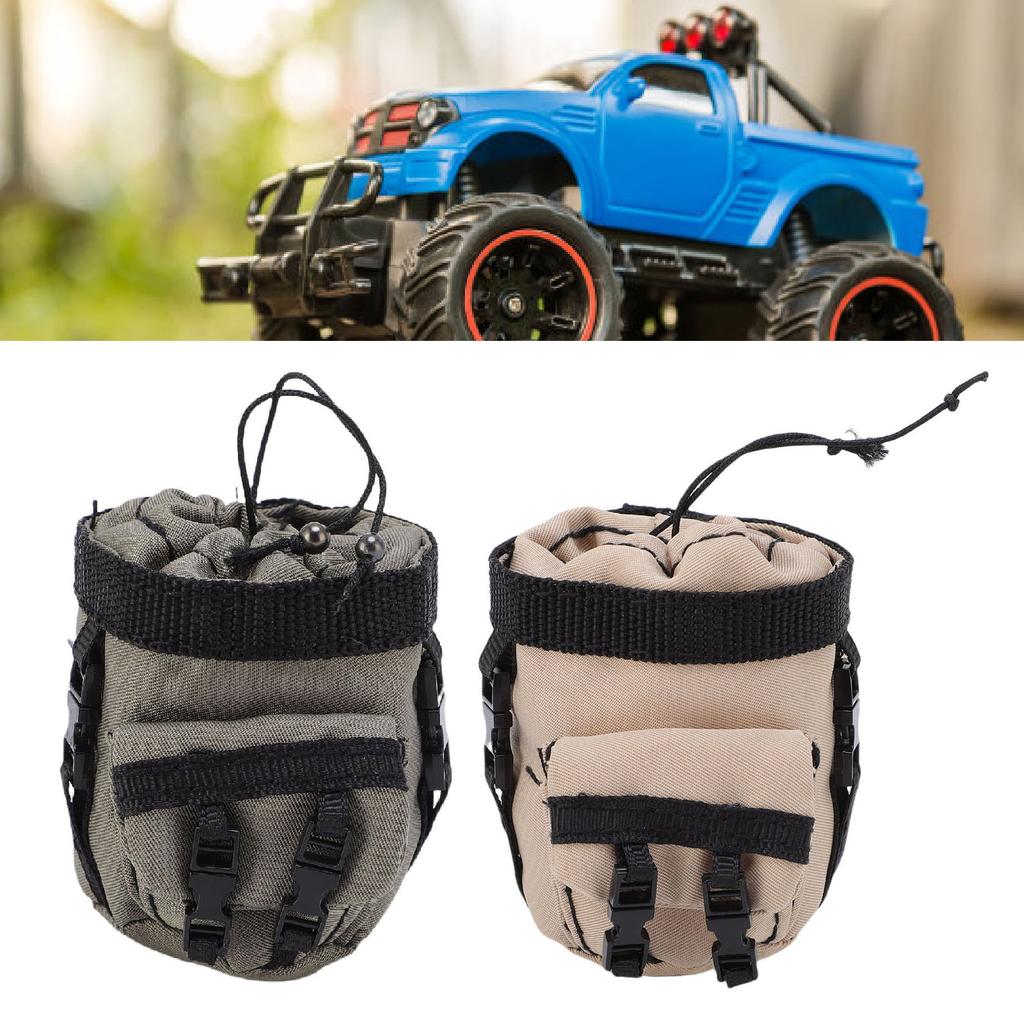 RC Car Luggage Bag 1/8 1/10 Simulation Polyester Easy Using Miniature Decoration RC Luggage Backpack RC Climbing Car Luggage Bag