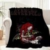Band A-Avenged Sevenfold Throw Lightweight 240G Flannel Blanket Soft Skin-Friendly For Summer Cooling