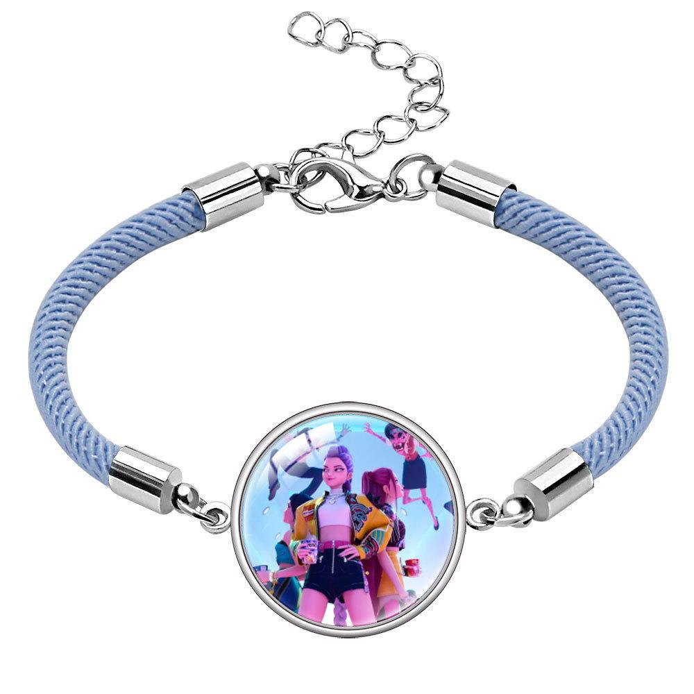 Rumi Zoey Mira Gem Bracelet Cartoon Multi-Color Rope Hand Jewelry