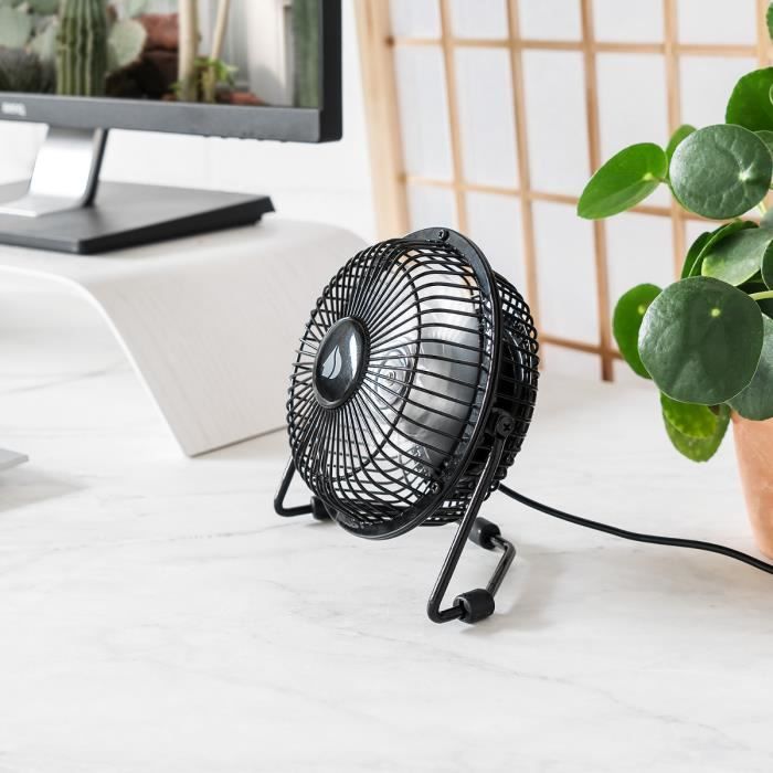 Mini Fan - Navaris - Portable USB - Quiet - Tiltable - Compact