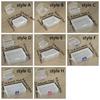 Flip Cover Transparent Storage Box Rectangle Sewing Storage Box  Jewelry Storage