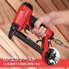 WORKPRO Air Nailer with 1000 Staples, Safety Lock to Prevent Misfires, Standard Pressure, Lightweight, Compact, 360° Exhaust Adjustment, C-Shaped Repl