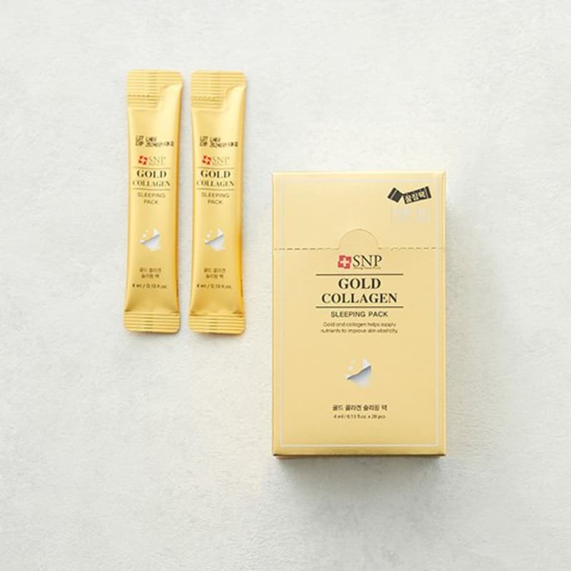 SNP Gold Collagen Sleeping Pack Stick Type 20 Packs