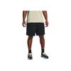 Under Armour Solid Color Loose Fit Drawstring Casual Shorts Men Shorts Black 1385514-001