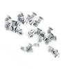 100Pcs Bag 9Types M3 Flat Head Stainless Steel SS304 Machine Countersunk Screw Bolt Fastener
