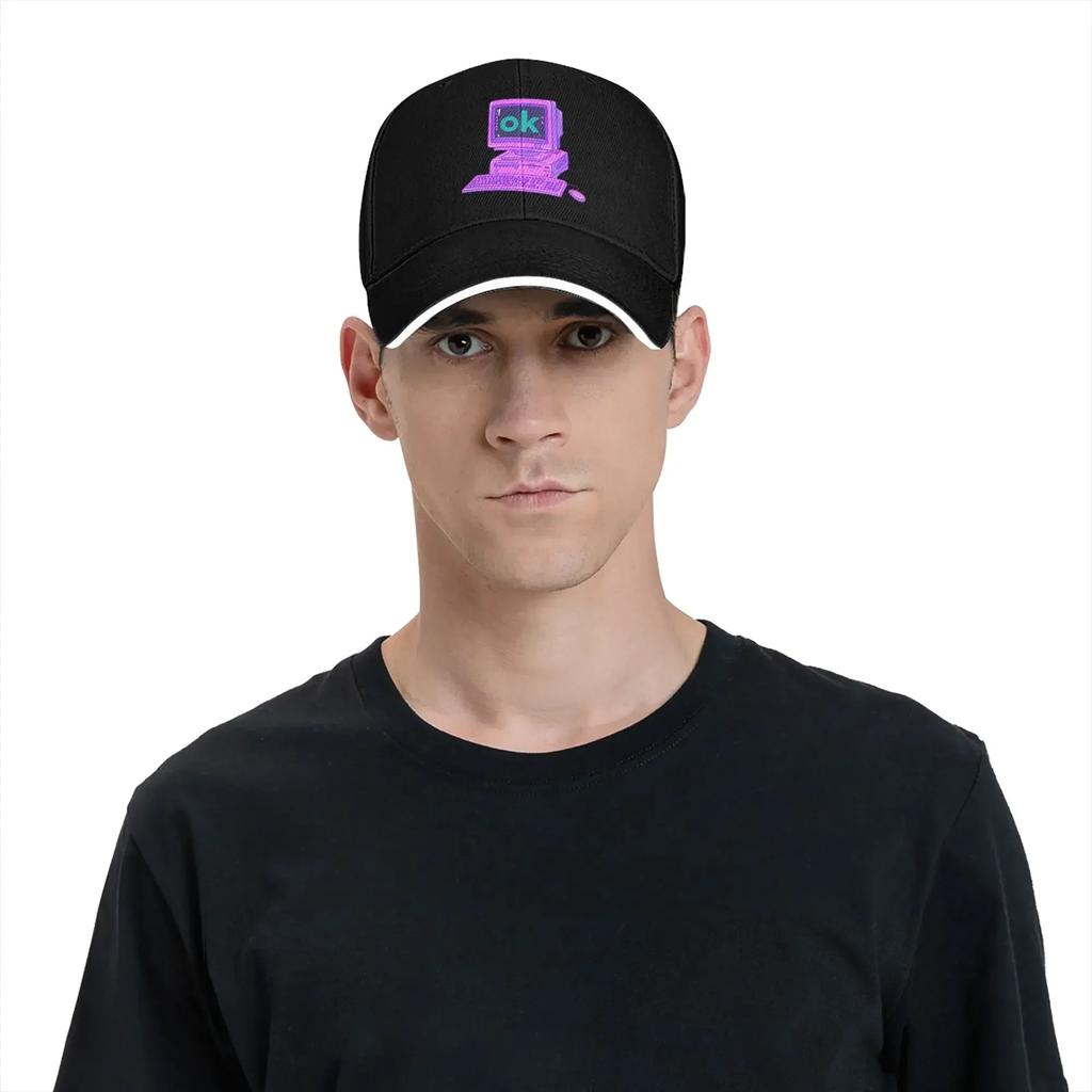 Summer Radiohead Baseball Cap Ok Computer Hunting Camping Classic Print Sun Trucker Hat Men Women High Quality Baseball Caps