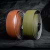 GORIX Bar Tape for Bicycles and Road Bikes Handlebar Grip Tape with Shock Absorption for Stylish Bicycle Customization Leather-Look (GX-GLB) (Olive)