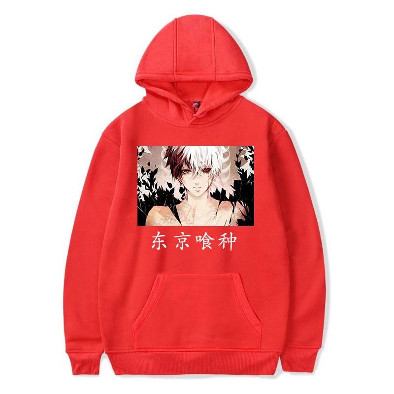 Tokyo Ghoul Kaneki Ken Japanese Animation Men's Hoodie Sweatshirt Men Womnen Fashion Design Pullover Men's Fleece Hoodies