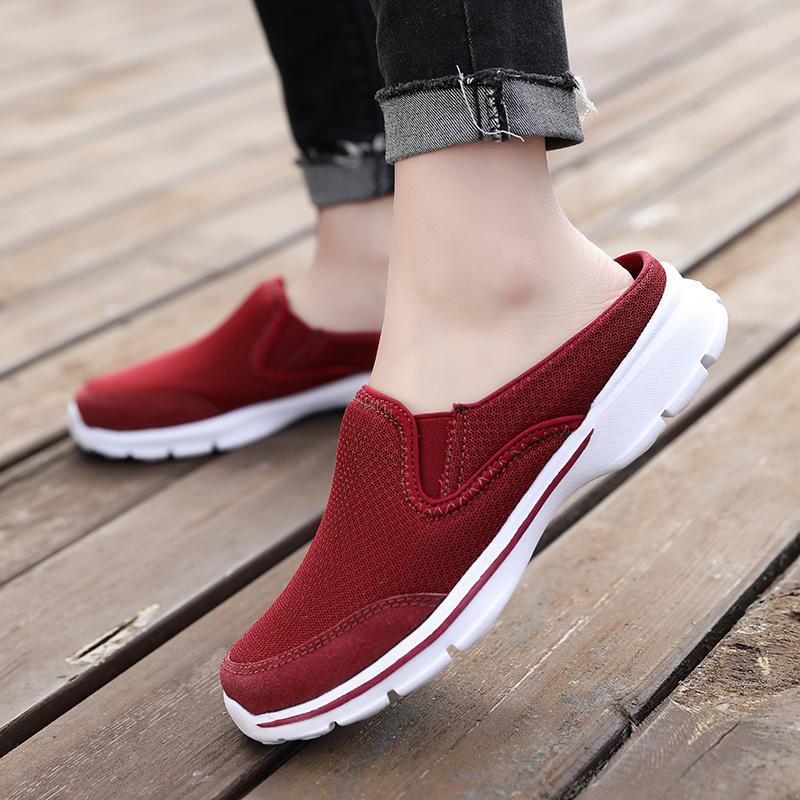 

Women Slide Slippers Soft Mules Sandals Slip on Casual Women’s Clogs Lightweight Plus Size Sandals EU:35 винний