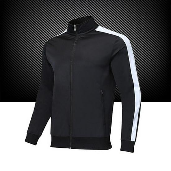 Unisexové fotbalové tréninkové soupravy - S dlouhým rukávem, Jednobarevné sportovní bundy pro dospělé a děti, Ideální na jaro a podzim