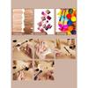 3pcs/set Makeup Mixing Palette, Professional Stainless Steel Makeup Tool Palette, Color Mixing Stick, Foundation Makeup Brush, Makeup Tool