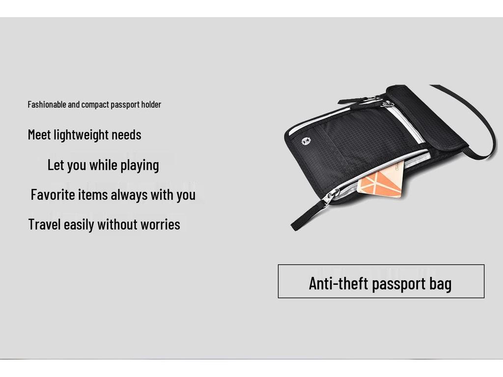 Multifunctional Passport Holder & Travel Bag - RFID, Large Capacity, Portable Document & Ticket Organizer Pouch