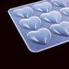 Love Heart Silicone Mold Jewelry Making Diy Tool Uv Epoxy Resin Molds Dried Flower Resin Decorative Crafts
