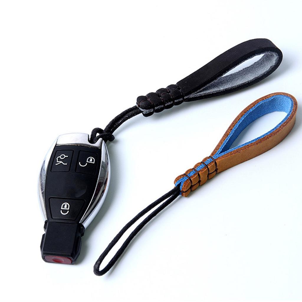 Handmade Leather Keychain Pendant Creative Artificial Leather Key Loop Ornament Stylish Designs Keychain Accessory