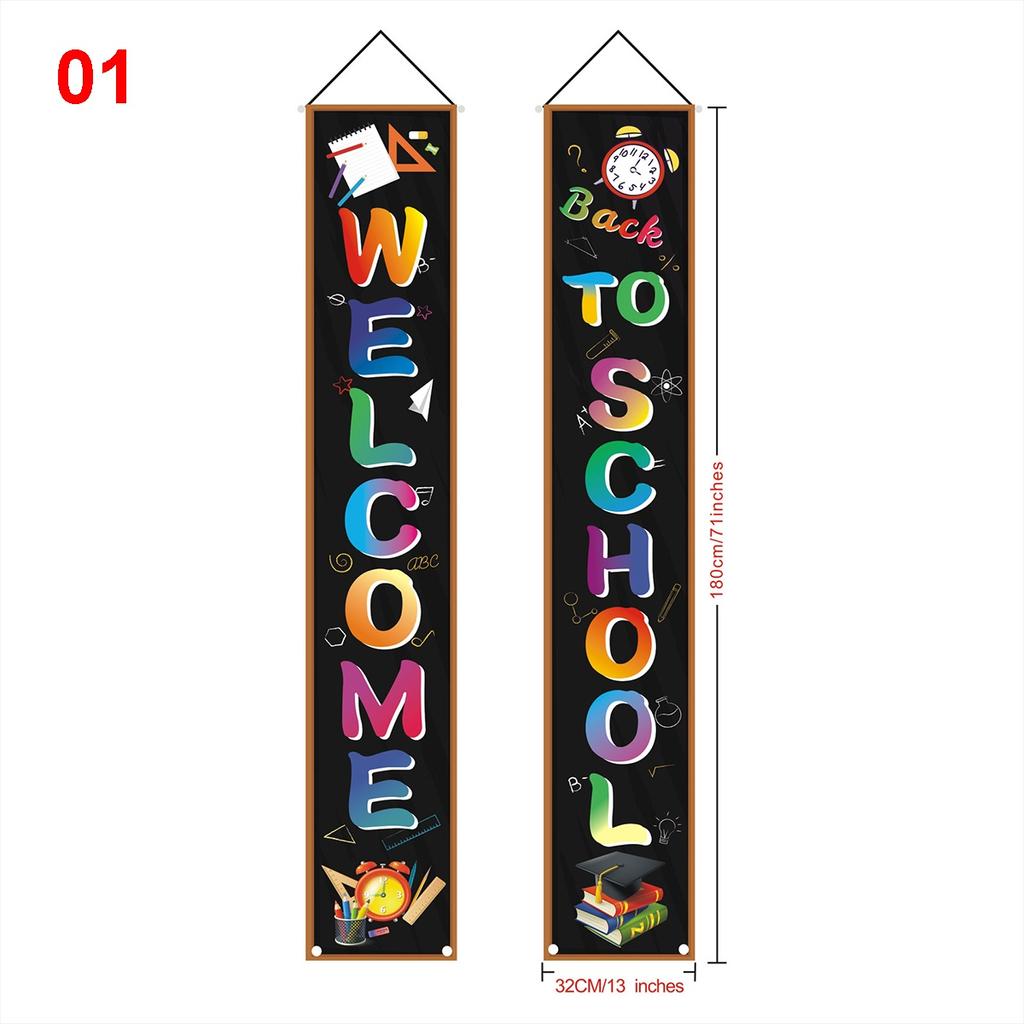 Décorations De Rentrée Scolaire, Bannière De Bienvenue, Tourbillons Suspendus Pour La Rentrée Scolaire, Décorations Colorées Pour Le Premier Jour
