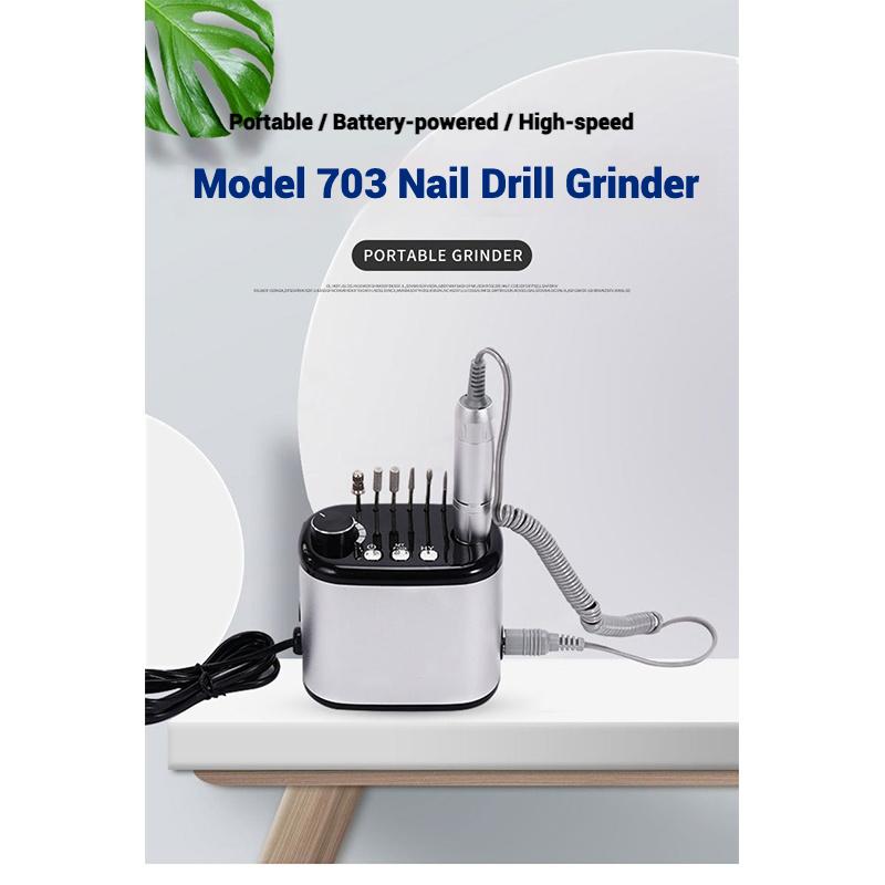 SUV-703 Polidor de unhas profissional, 0-45000 rpm/60W, equipamento de beleza e unhas