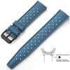 Tropical Silicone Watch Band Quick Release Watch Band 18mm 20mm 22mm Rubber Tropic Smart Watch Strap Waterpfroof Muti-Color