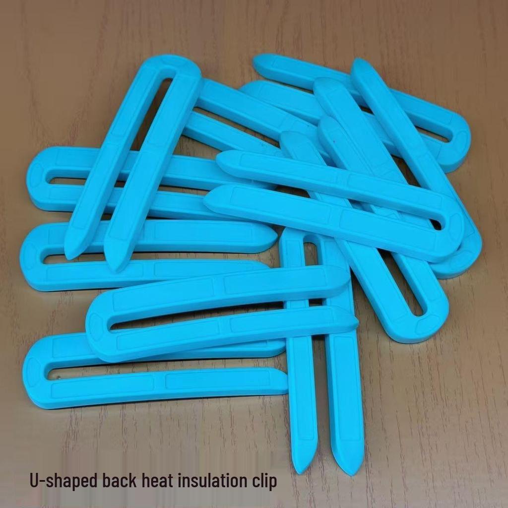 Heat-Resistant U-Shaped Hairdressing Clips - Mark-Free Perming Tool Set