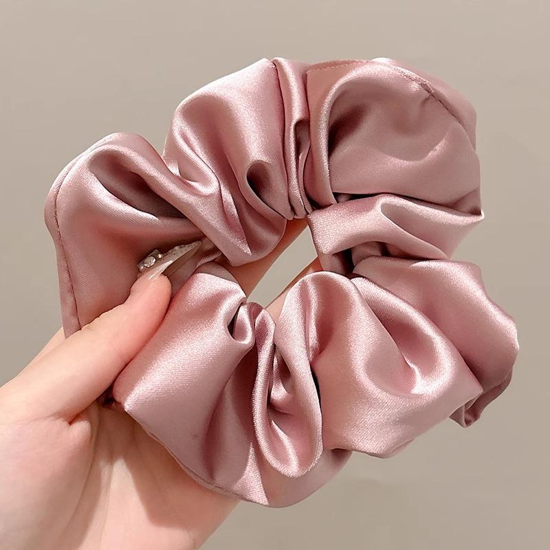 Korean Style Spring/Summer Floral Intestine Hair Scrunchie for Women – Elegant Ponytail Tie and Mori Girl Accessory.