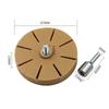3.5inch Decal Eraser Wheel Soft Rubber Pin Stripe Removal Tool Car Sticker Film Glue Remover Durable Car Adhesive Removal Tool