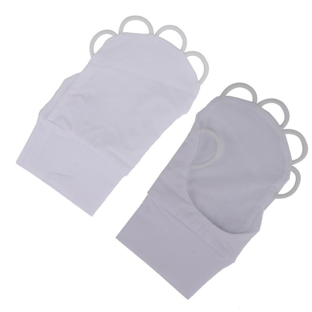Elastic Golf Half Finger Glove Men Women Ice Silk Sunscreen Sun UV Hot Gloves ProtectorL Left Hand