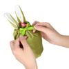 24 Stück Hasen-Geschenktüten, Samttüten mit Kordelzug, Hasen-Geschenk