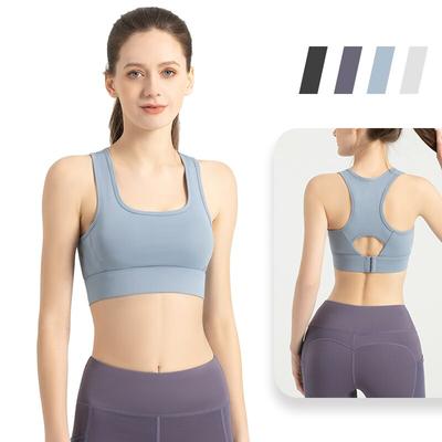 Soutien-gorge de sport respirant pour femmes, absorbe la sueur, rembourré, résistant aux chocs, pour course à pied, Fitness, Yoga