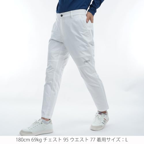 Admiral Golf Men's Water-Repellent Performance Pants, ADMA464, White
