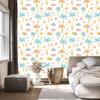 Summer Wallpaper White, Cream and Celadon for Living Room and Bedroom 50x1000