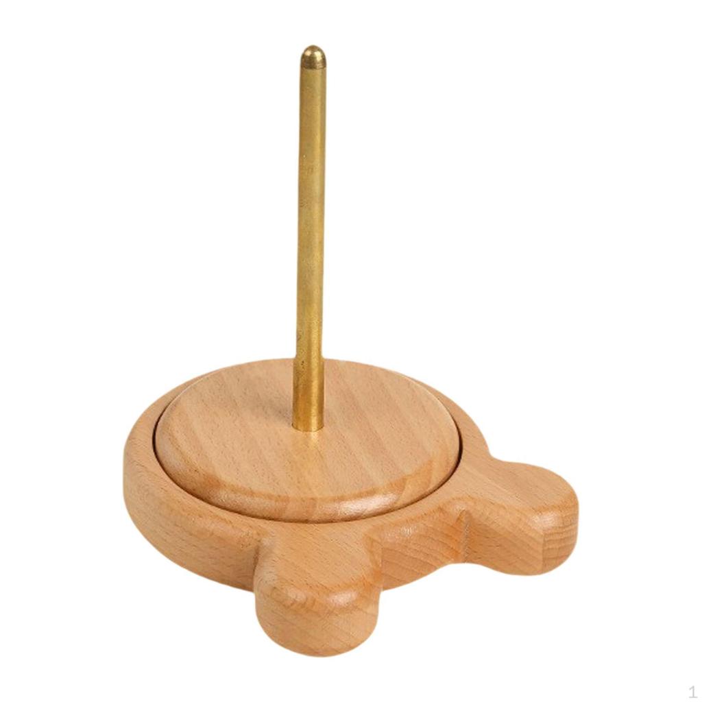 Holz Garnhalter Rack Klassisch Verhindert Fadenverwicklung Spender Spindel für Handwerk Nähen