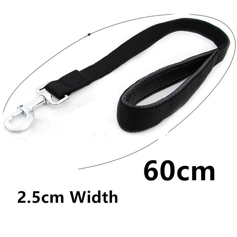 Dog Leash Short Dogs Leashes 60cm Nylon Leashes Rope Pet Chain Soft Handle Waterproof Leash for Dog Walking Belt Pet Accessories