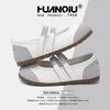 Global flat single shoes women's ZHQ3718 summer new versatile women's shoes ugly cute big head shoes puff Mary Jane shoes