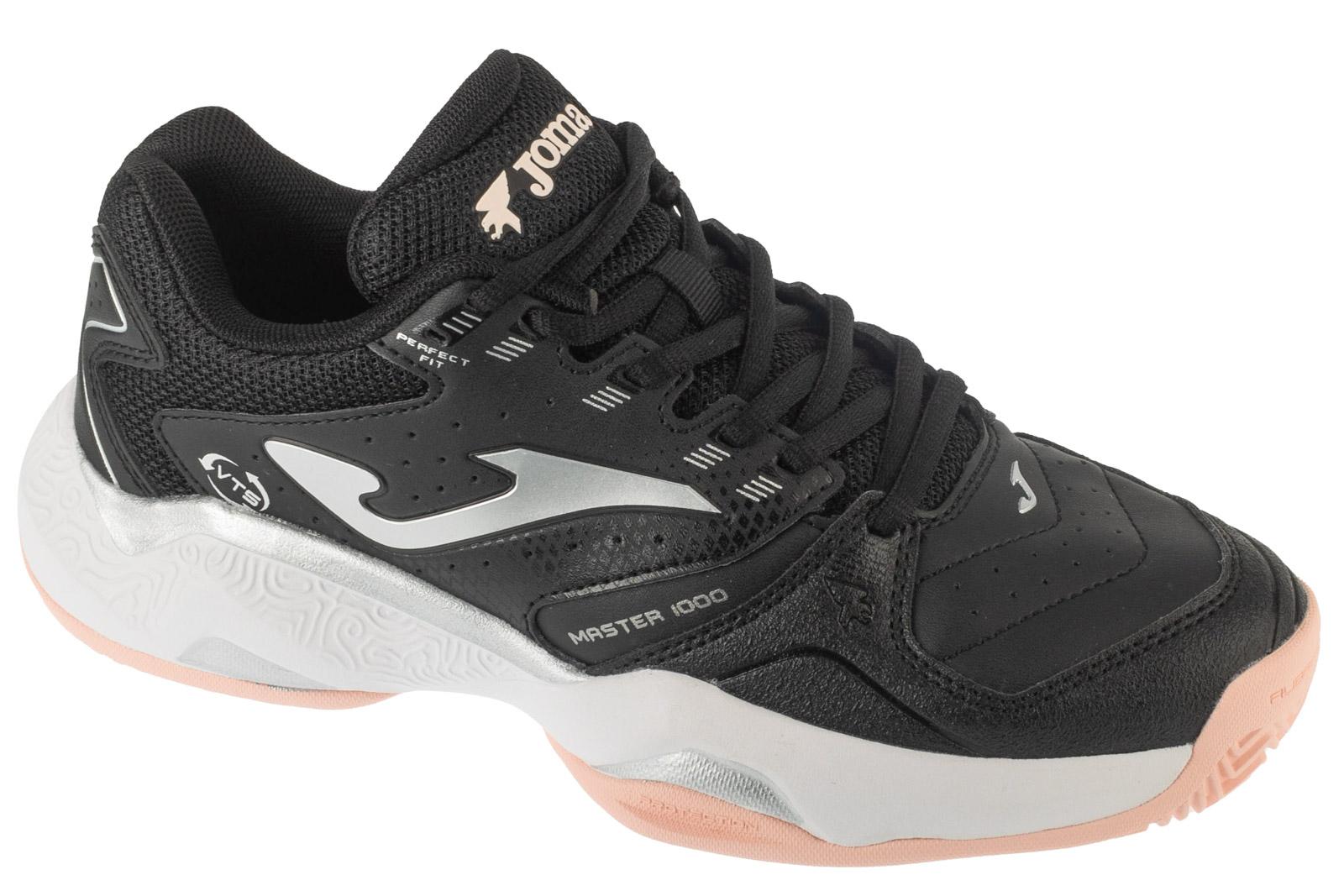 Joma Master 1000 Lady 25 TM10LW, schwarze Damen-Tennisschuhe 39 schwarz