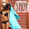 Seksualios bikini kelnaitės su rankogaliais, stringai, maudymosi kostiumo dalis moterims