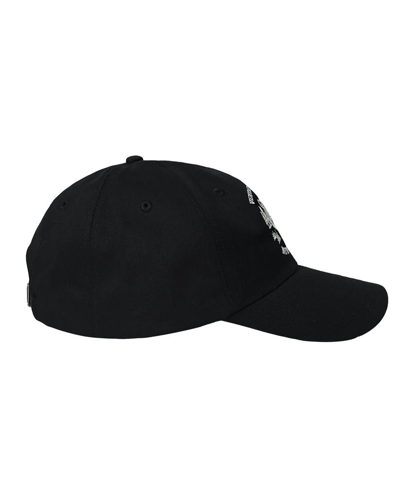 Nyuteib Tiger Military Oversized Ball Cap - Black