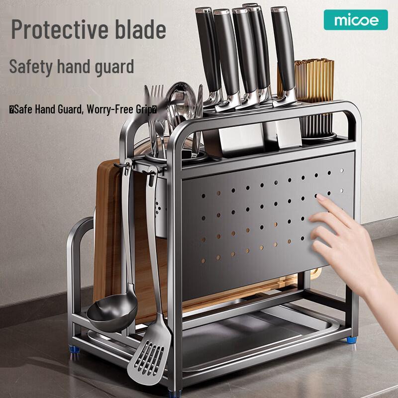 Multifunctional Stainless Steel Kitchen Organizer Rack