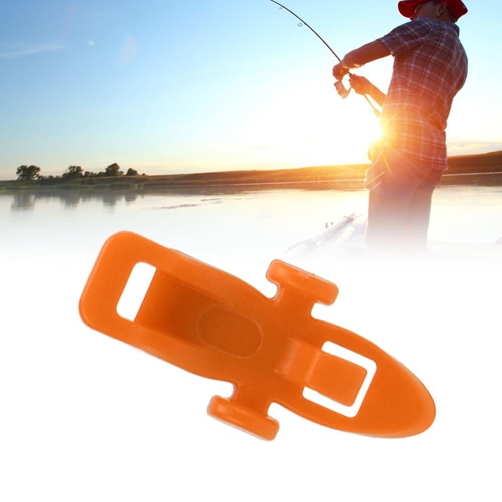 20PCS ABS Fishing Hook Holder with 3 Size Rubber Rings Lure Holder  For Fishing Rod