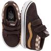 Vans Classics Comfortable Versatile Anti-Kick Shock-Absorbing Mid-Top Walking Shoes Baby Shoes Dark-Brown VN000D11BF2