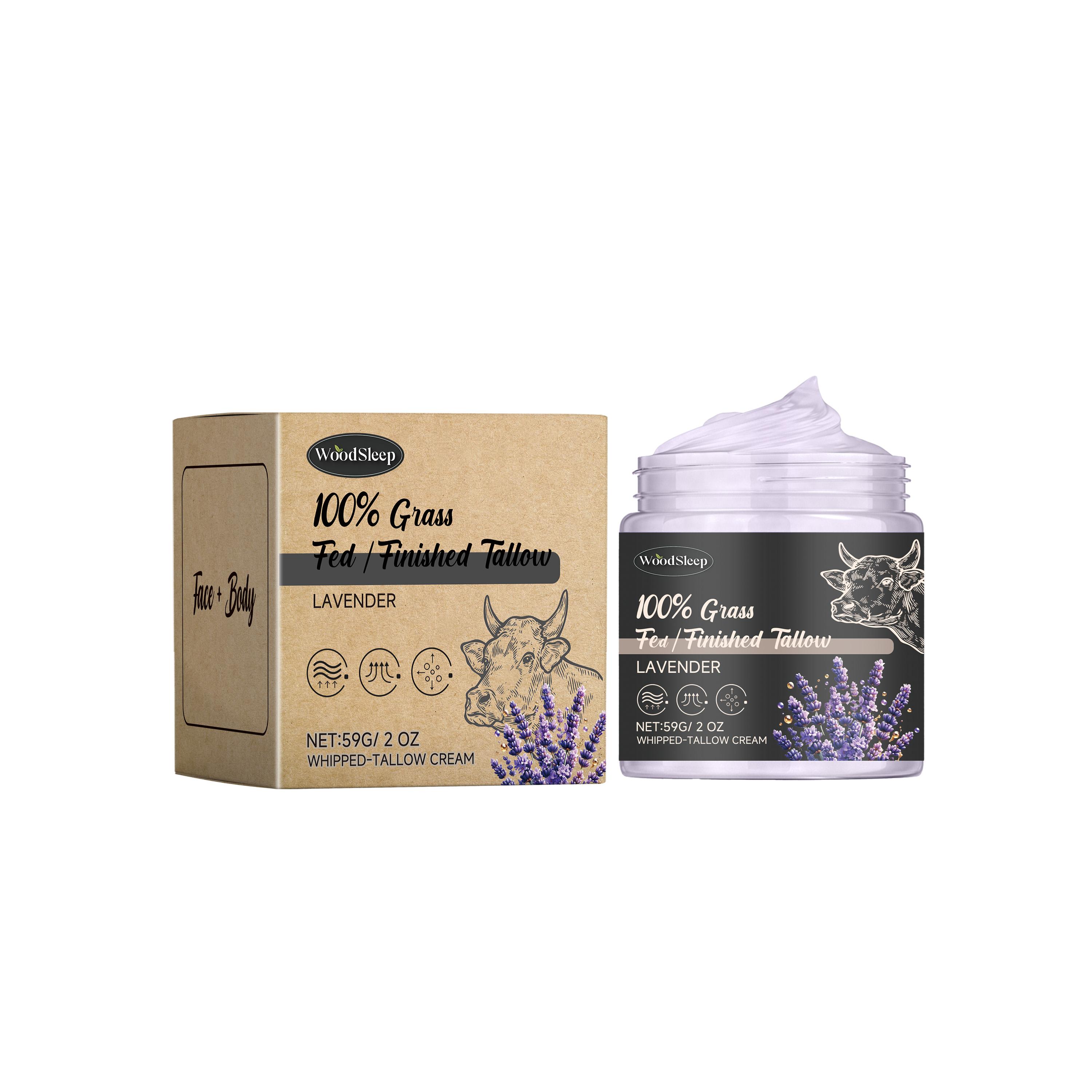 

59g Lavender/Vanilla/Almond Oil Grass-Fed Butter Skin Cream Gentle Skin Moisturizing Moisturizing Body Skin Care Cream