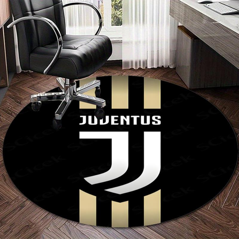 Personalized Juventus Round Chair Office Rug - Perfect for Mat, Office Chair & More - Ideal Gift for Birthdays and Holidays