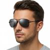 Classic Pilot Polarized Sunglasses Men Women Fashion Metal Aviation Sun Glasses Vintage Black Driving Shades UV400