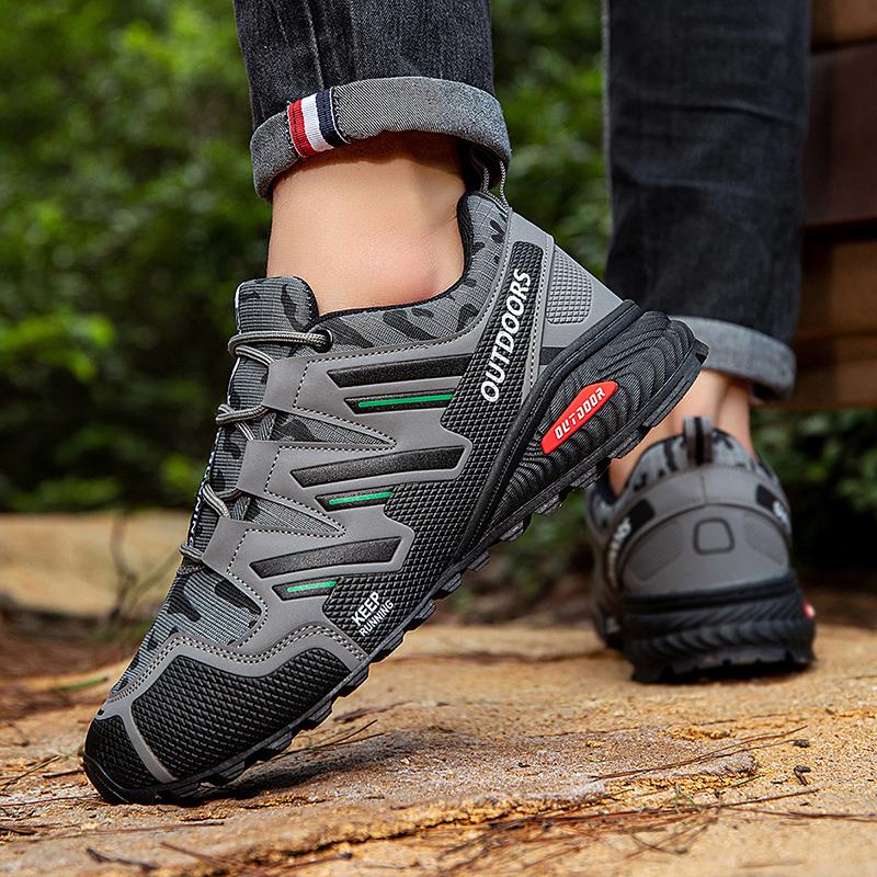Men's Hiking Shoes Waterproof All-Terrain Outdoor Sneakers Non-Slip for Trekking Camping Tactical Training  Outdoor Cycling