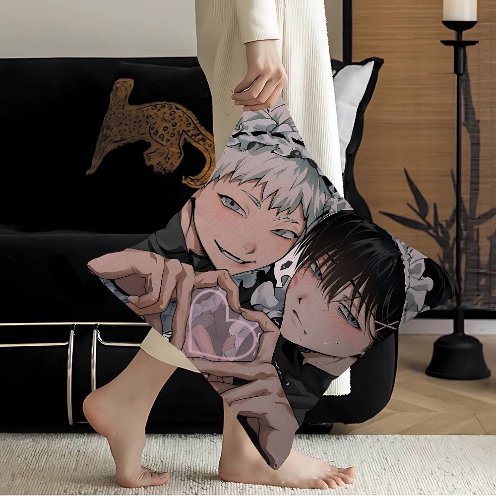 The Summer Hikaru Died Anime Pillow Covers Cartoon Sofa Decorative Home Double-Sided Printing Short Plush Cute Cushion Cover