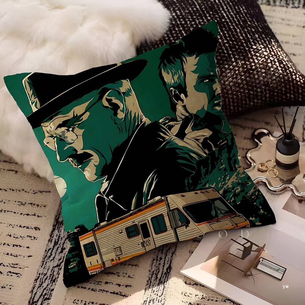 Movies B-Breaking B-Bad Personalized Pillow Dust Cover Bedroom Kids Party Decoration Pillowcase Birthday Children Gift