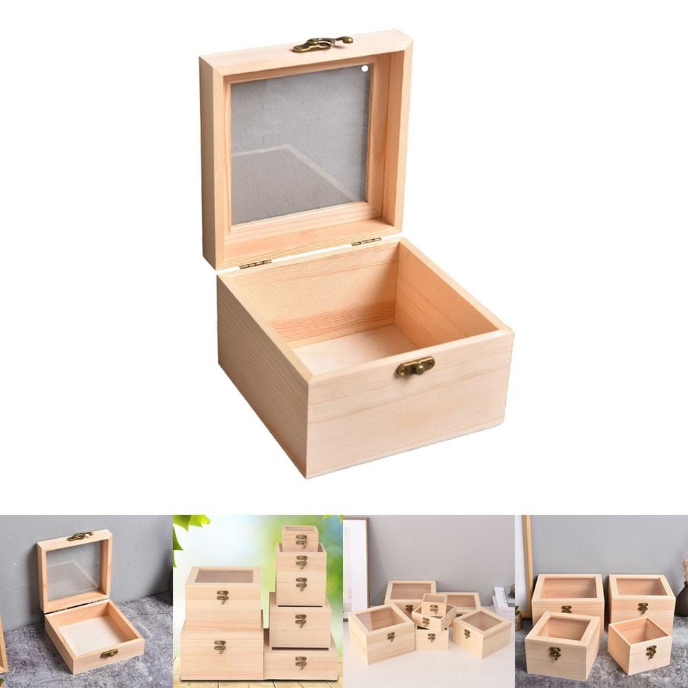 Beautifully Designed Wooden Craft Box for Mosaic and Jewelry Storage