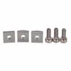 6 PEZZI Blocco Dado di Bloccaggio Nero/Argento/Oro Parti Metalliche per Ponte Tremolo per Sostituzione Chitarra