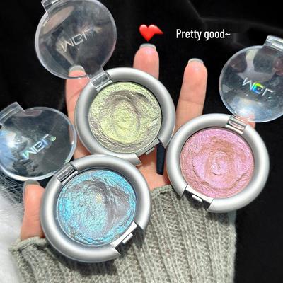 Paleta de Sombras MGL Light Rhythm Shimmering – Iluminador Perolado Polarizado e Brilho para Abaixo dos Olhos