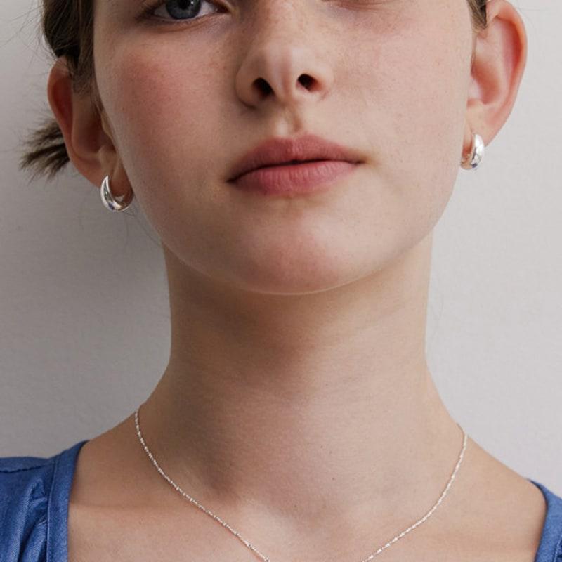 TATIANA (925 Silver) Water Drop Pendant Necklace NZ2416