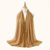 Golden Wave Modest Covering Scarf Chiffon Material Shawl Wrap New Eid al-Fitr Hijab  Arab Style