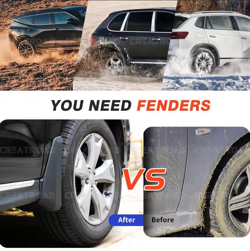 For Mitsubishi Lancer EX 2008-2013 Mudguard Guard Fender Wheel Protector Auto Accessories Mud Flaps Anti-splash,4pcs.